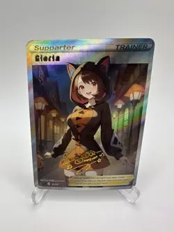 Gloria Full Art Textured Pokemon Bikini Anime Waifu ACG DIY Trainer Art Card - Image 1
