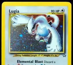 Lugia 9/111 NM-LP Neo Genesis Holo Pokemon Card w/ Great Swirl - Image 3