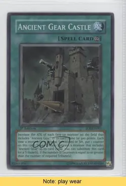 SR - Ancient Gear Castle 1st Ed. YuGiOh Shadow of Infinity #SOI-EN047 READ 0l2 - Image 1