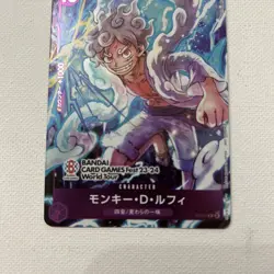 One Piece Card Game Luffy P-041 Promo BANDAI CARD GAMES Fest23-24 JP - Image 3