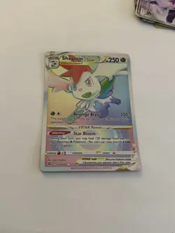 Pokemon TCG Shaymin VSTAR Card 173/172 Sword & Shield Brilliant Stars NM - Image 1