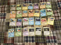Pokemon Card EX Era Ruby Sapphire - Power Keepers Non-Holo Common Set (27) LP-NM - Image 1