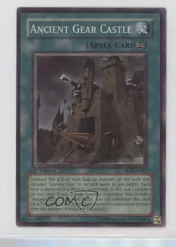SR - Ancient Gear Castle 1st Ed. YuGiOh Shadow of Infinity #SOI-EN047 2006 12ka - Image 1