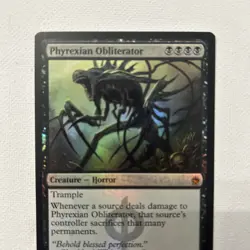 MTG FOIL New Phyrexia PHYREXIAN OBLITERATOR 101/249 Creature Horror NM - Image 2