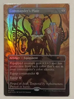 Commander's Plate Foil - Mythic - Secret Lair MTG Magic the Gathering - Image 1