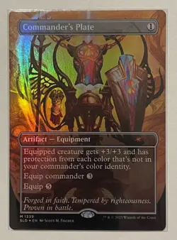 Commander's Plate Foil - Mythic - Secret Lair MTG Magic the Gathering - Image 1