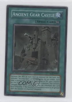 SR - Ancient Gear Castle 1st Ed. YuGiOh Shadow of Infinity #SOI-EN047 2006 ic4 - Image 1
