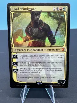 2018 MTG Commander Oversized Foil Lord Windgrace #043/307 Free Shipping - Image 1