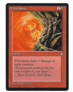 Magic the Gathering ~ MTG ~ 1x Pyroclasm ~ ICE AGE ~ LP - Image 1