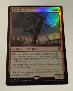 MTG Port Razer - Commander Legends, FOIL NM - Image 1