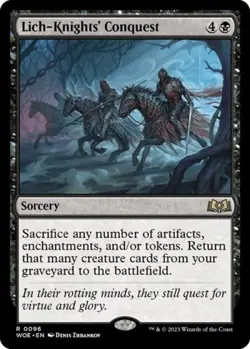 Lich-Knights' Conquest - Near Mint MTG Wilds of Eldraine - Image 1
