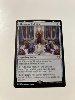 [1x] Throne of Eldraine Near Mint, English Wilds of Eldraine Commander MTG Magic - Image 1