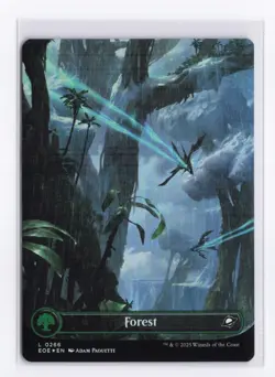 Forest (Borderless) (Foil) 0266 (L) MTG Edge of Eternities (EOE) - Image 1