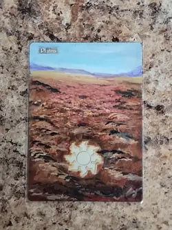 Plains MTG Hand Painted Borderless Full Altered Art Commander Ready - Image 2