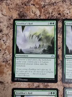 4x MTG - ZENDIKAR'S ROIL - UNCOMMON - ORIGINS - NM X4 Playset Unplayed - Image 3
