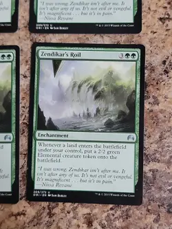 4x MTG - ZENDIKAR'S ROIL - UNCOMMON - ORIGINS - NM X4 Playset Unplayed - Image 5