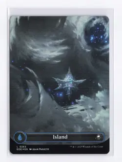 Island (Borderless) (Foil) 0263 (L) MTG Edge of Eternities (EOE) - Image 1