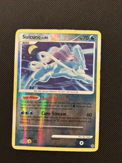 Suicune Reverse Holo 19/132 Pokemon TCG Secret Wonders HP - Image 1