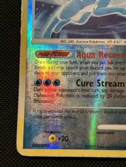 Suicune Reverse Holo 19/132 Pokemon TCG Secret Wonders HP - Image 5