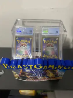 CGC 9.5 Worker Pokemon Paradigm Trigger 111/098 Secret Rare (2 Slabs) - Image 2