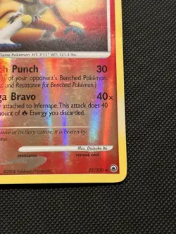 Infernape 22/100 - Reverse Holo Rare - Pokemon TCG - Majestic Dawn - HP - Image 5