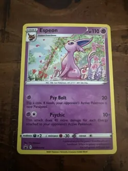 Pokemon Tcg Espeon SWSH174 SWSH: Sword & Shield Promo Cards Holo - Image 1