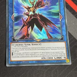 Yugioh - Salamangreat Pyro Phoenix Ultra Rare 1st Edition- MP20-EN169 - Image 4