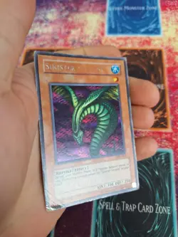 Yugioh Sinister Serpent SDD-002 Prismatic Secret Unlimited Moderately Played - Image 3