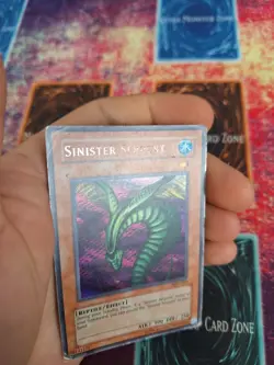 Yugioh Sinister Serpent SDD-002 Prismatic Secret Unlimited Moderately Played - Image 4