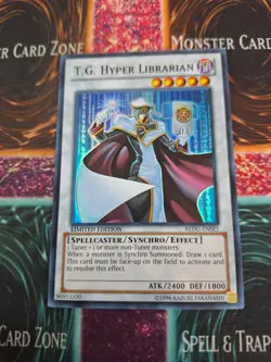 Yugioh T.G. Hyper Librarian REDU-ENSE1 Super Rare Limited Near Mint - Image 1