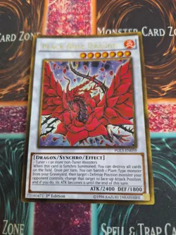 Yugioh Black Rose Dragon PGL3-EN059 Gold Rare 1st Edition Near Mint - Image 1