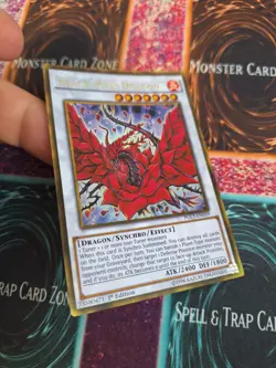 Yugioh Black Rose Dragon PGL3-EN059 Gold Rare 1st Edition Near Mint - Image 2