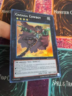 Yugioh Gagaga Cowboy ABYR-EN041 Super Rare Unlimited Near Mint - Image 2