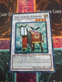 Yugioh The Fabled Kudabbi DT04-EN090 Duel Terminal Super Rare Near Mint - Image 1
