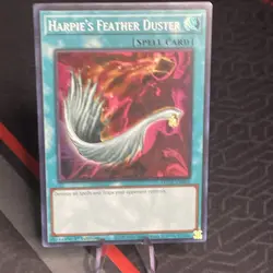 Yugioh! Harpie's Feather Duster EG01-EN022 Super Rare 1st Edition - Image 1