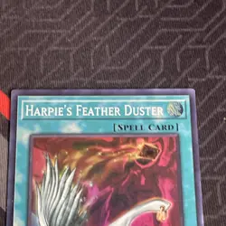 Yugioh! Harpie's Feather Duster EG01-EN022 Super Rare 1st Edition - Image 3