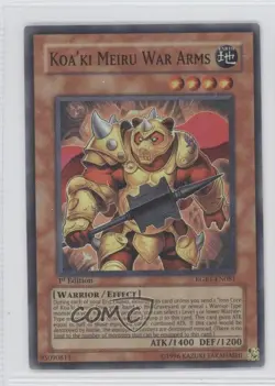 Koa'ki Meiru War Arms 1st Ed. YuGiOh Raging Battles #RGBT-EN081 2009 - Image 1