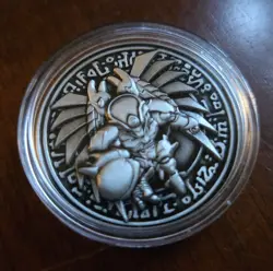 YuGiOh Official Konami YCS Pre-Registration Silver Coin - Image 1