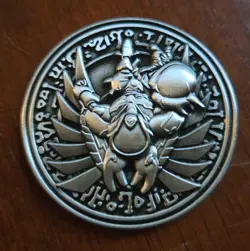 YuGiOh Official Konami YCS Pre-Registration Silver Coin - Image 2
