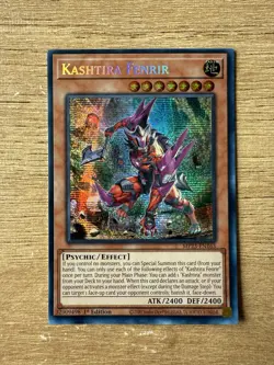 Yugioh Kashtira Fenrir (Prismatic Secret Rare) MP23-EN163 1st Edition - Image 1