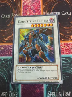 Yugioh Dark Strike Fighter CRMS-EN040 Super Rare Unlimited Near Mint - Image 1
