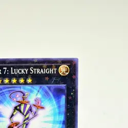 SP14-EN027 Number 7: Lucky Straight : Starfoil Rare 1st Edition Mint YuGiOh Card - Image 3
