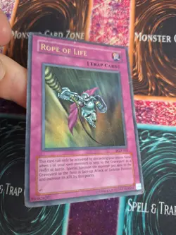 Yugioh Rope of Life PGD-105 Ultra Rare Unlimited Heavily Played - Image 2