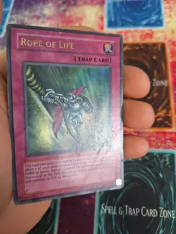 Yugioh Rope of Life PGD-105 Ultra Rare Unlimited Heavily Played - Image 3
