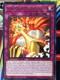 Yugioh Sun God Unification MZMI-EN071 Single - Image 1