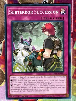 Yugioh Subterror Succession SDSH-EN040 Single - Image 1