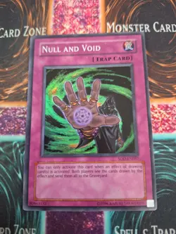 Yugioh Null and Void SOD-EN057 Super Rare Unlimited Lightly Played - Image 1