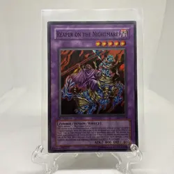 Vintage First Edition Reaper On The Nightmare Super Rare Yugioh Card PGD-078 B - Image 1