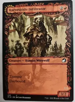MTG Magic The Gathering Card Harvesttide Assailant / Harvesttide Infiltrator Cre - Image 2