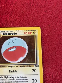 1st Edition Electrode 02/64 Jungle Holo Wotc Pokemon Card 1999 Played - Image 2